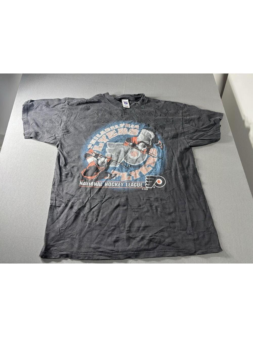 Vintage Logo 7 90s Philadelphia Flyers Hockey, Graphic Tee Size XL